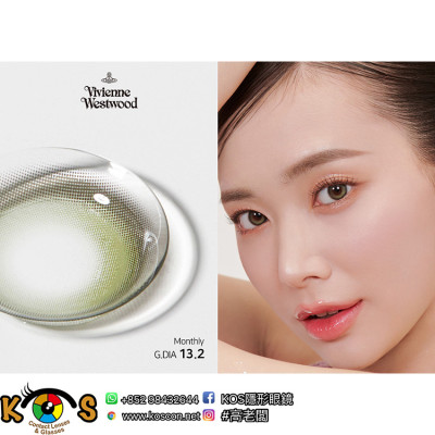 Vivienne Westwood 1Month Roun Olive 비비안웨스트우드 라운 올리브 Vivienne Westwood 1Month Roun Olive 비비안웨스트우드 라운 올리브